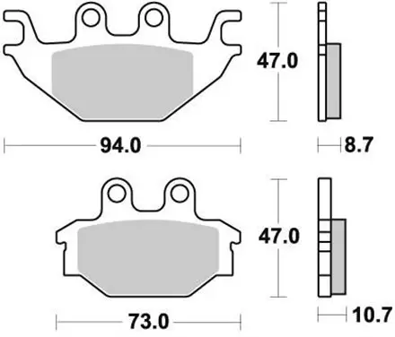 Тормозные колодки Braking 923SM1
