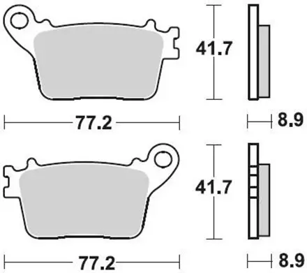 Тормозные колодки Braking 925SM1