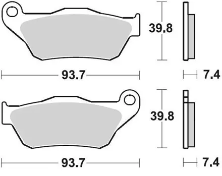 Тормозные колодки Braking 926SM1