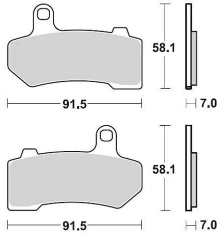 Тормозные колодки Braking 934CM77