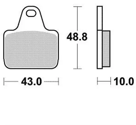 Тормозные колодки Braking 937CM66 Brembo Pvm 4-Х