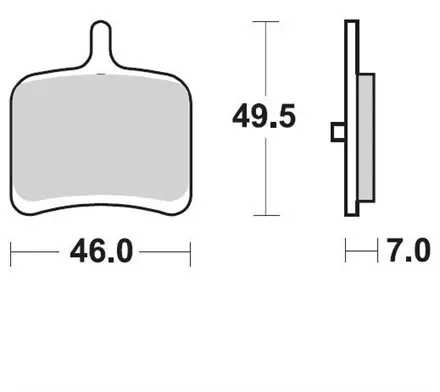Тормозные колодки Braking 938CM56 Buell