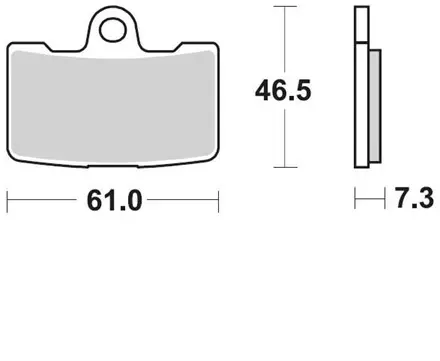 Тормозные колодки Braking 939CM55 Buell