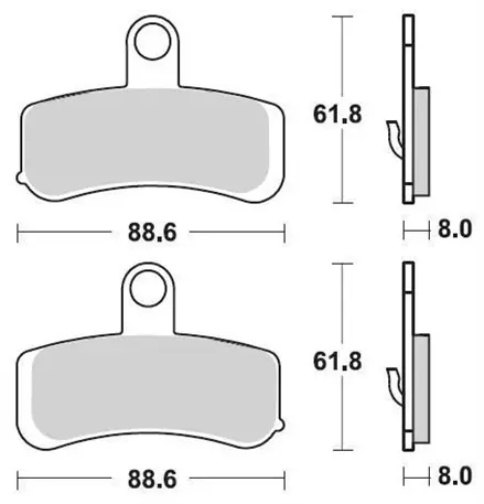 Тормозные колодки Braking 943CM77