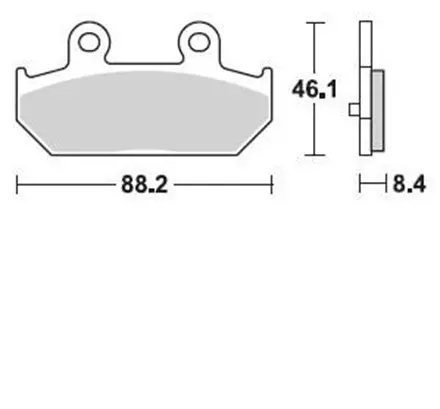 Тормозные колодки Braking P30896 (896CM55)