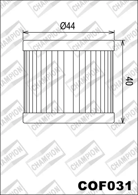 Масляный фильтр Champion COF031 для мотоциклов