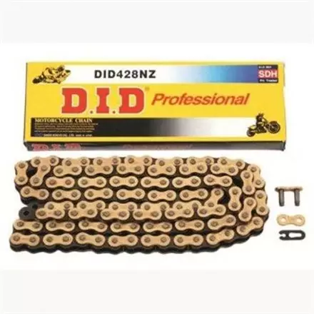 Цепь DID 428 NZ1- 104 звена, черно- золотая