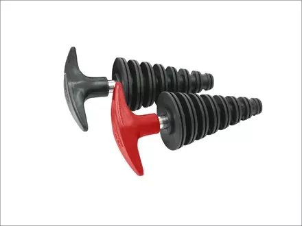 Заглушка выхлопной трубы, красная L