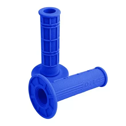 Ручки руля с отверстием синий цвет DRC