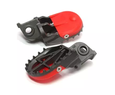 Подножки широкие стальные супермото / DRC