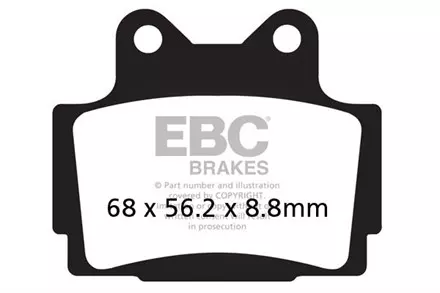 Тормозные колодки EBC FA104HH для мотоциклов
