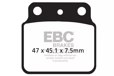 Тормозные колодки EBC FA137TT для мотоциклов