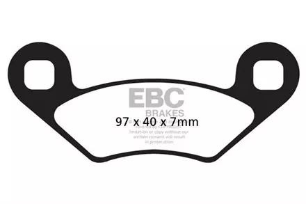 Тормозные колодки EBC FA159TT для мотоциклов