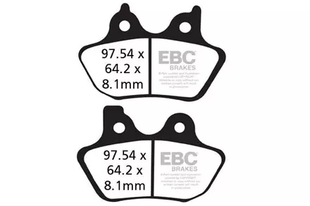 Тормозные колодки EBC FA400 для мотоциклов