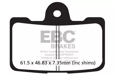 Тормозные колодки EBC FA454/4HH для мотоциклов