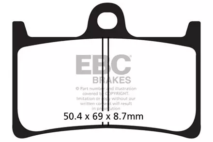 Тормозные колодки EBC SFA252HH для мотоциклов
