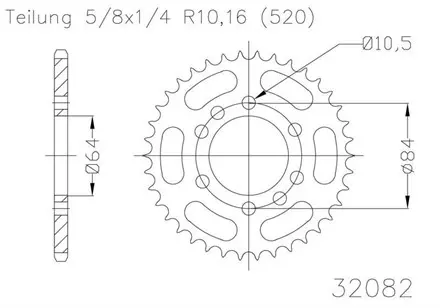 Задняя звезда 39 зуб. Esjot 50-32082-39 аналог JTR1826.39
