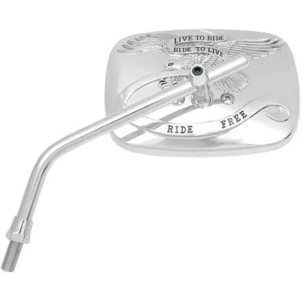 Зеркало (левое) 10MM CHROME LIVE TO RIDE