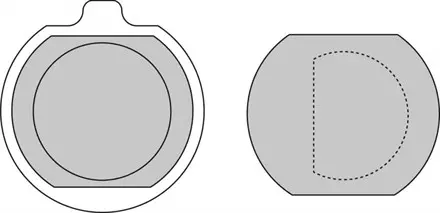 Тормозные колодки передние/задние Ferodo FDB132 для мотоциклов