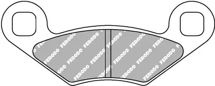 Тормозные колодки передние/задние Ferodo FDB2055SG для мотоциклов