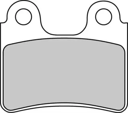 Тормозные колодки передние/задние Ferodo FDB2109P для мотоциклов