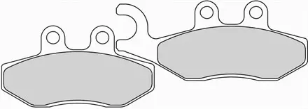 Тормозные колодки передние/задние Ferodo FDB2142EF для мотоциклов