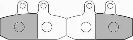 Тормозные колодки передние Ferodo FDB2146P для мотоциклов