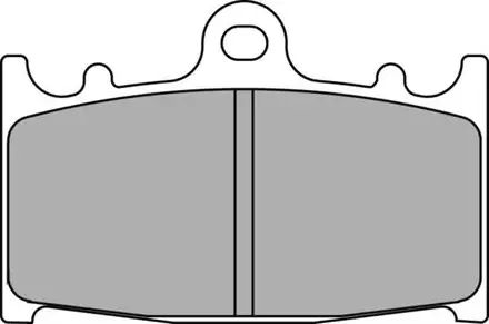 Тормозные колодки задние Ferodo FDB2163ST для мотоциклов