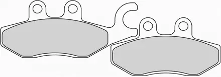 Тормозные колодки передние/задние Ferodo FDB2186EF для мотоциклов