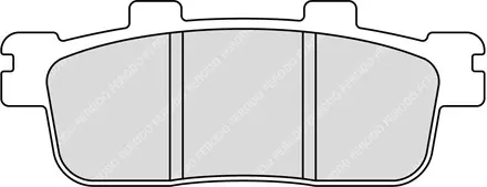 Тормозные колодки передние/задние Ferodo FDB2226AG для мотоциклов