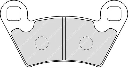 Тормозные колодки задние Ferodo FDB2236SG для мотоциклов