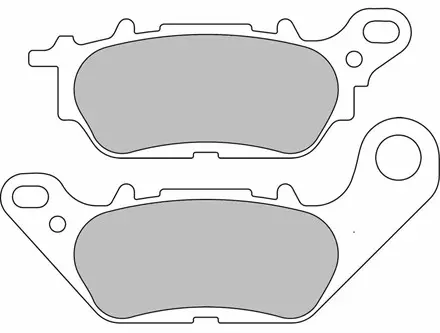Тормозные колодки передние/задние Ferodo FDB2238AG для мотоциклов