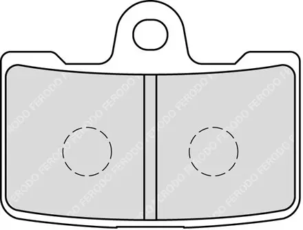 Тормозные колодки передние Ferodo FDB2240ST для мотоциклов