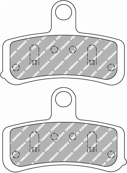 Тормозные колодки передние Ferodo FDB2250ST для мотоциклов