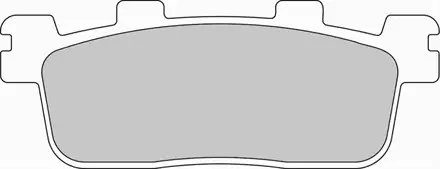 FDB2254EF Тормозные колодки дисковые MOTO, блистер 2 шт   FDB2254AG