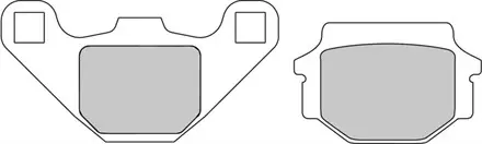 Тормозные колодки передние/задние Ferodo FDB314SG для мотоциклов