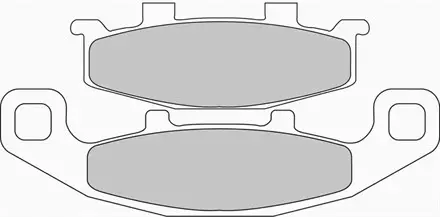 Тормозные колодки передние/задние Ferodo FDB481P для мотоциклов