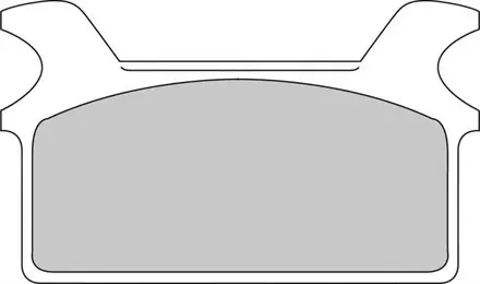 Тормозные колодки передние/задние Ferodo FDB485P для мотоциклов