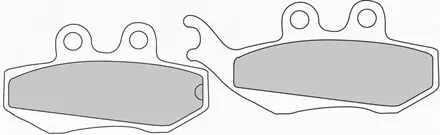 Тормозные колодки передние/задние Ferodo FDB677P для мотоциклов