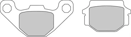 Тормозные колодки передние/задние Ferodo FDB731P для мотоциклов