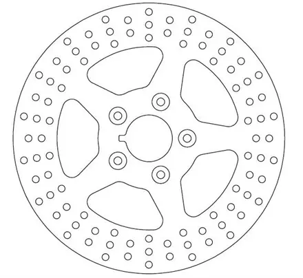 Диск тормозной MOTO 1шт FMD0267RP