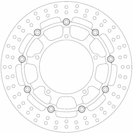 FMD0281RX Диск тормозной MOTO 1шт