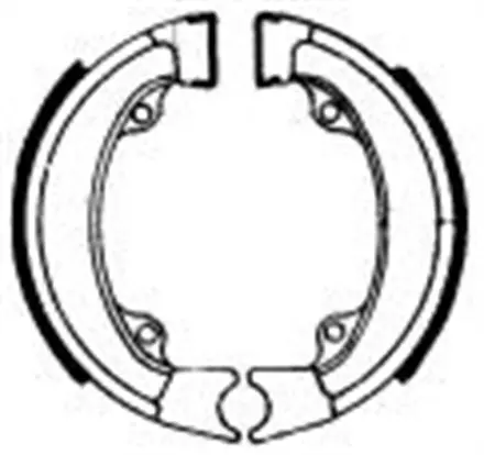 Тормозные колодки барабанные передние/задние Ferodo FSB703 для мотоциклов