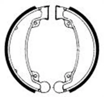 Тормозные колодки барабанные задние Ferodo FSB706 для мотоциклов