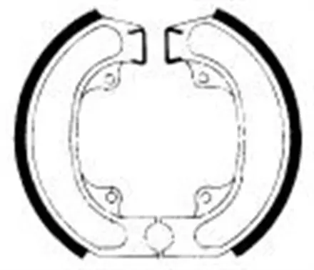 Тормозные колодки барабанные задние Ferodo FSB715 для мотоциклов