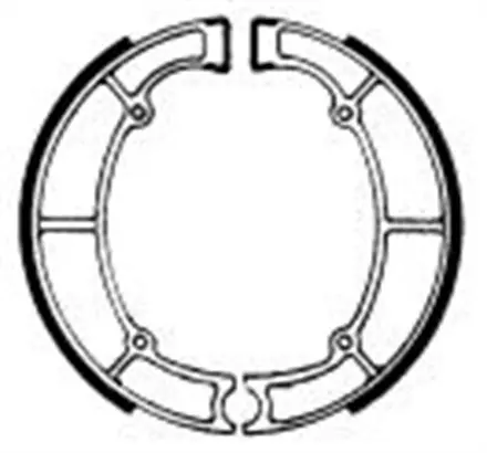Тормозные колодки барабанные передние/задние Ferodo FSB719 для мотоциклов