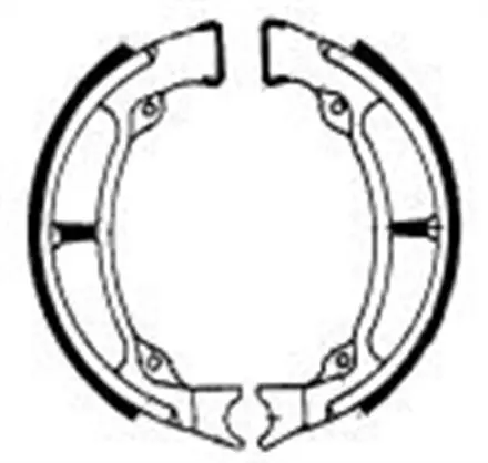 Тормозные колодки барабанные задние Ferodo FSB720 для мотоциклов