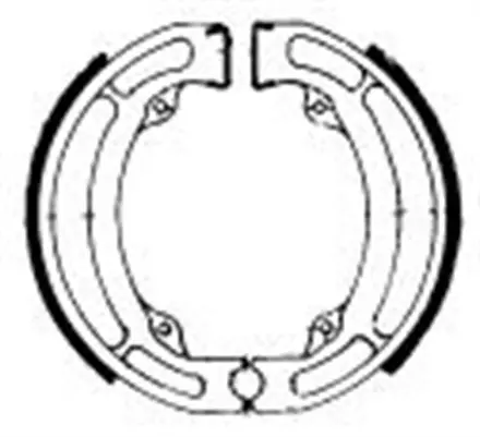 Тормозные колодки барабанные передние/задние Ferodo FSB723 для мотоциклов