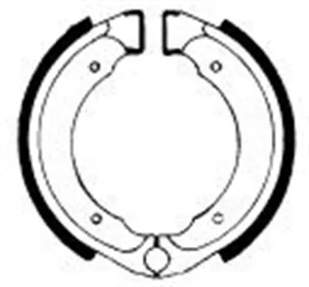 Тормозные колодки барабанные передние/задние Ferodo FSB727 для мотоциклов