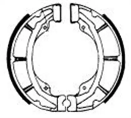 Тормозные колодки барабанные передние/задние Ferodo FSB728 для мотоциклов